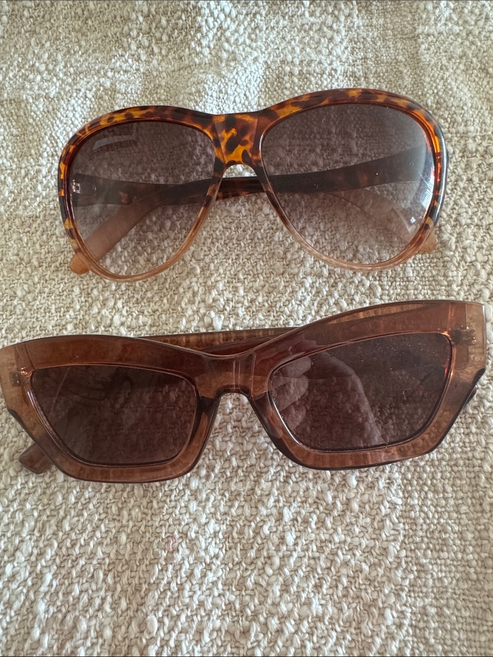 Tortoiseshell Sunglasses - Brown-both pair!